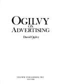 Ogilvy On Advertising cover